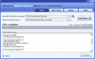 Advanced Outlook Express Repair screenshot